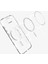 iPhone 16e Kılıf Crystal Flex MagFit MagSafe özellikli Clear White - ACS09127 3
