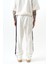 Erkek Şerit Detaylı Interlok Baggy Eşofman Altı Ekru 4