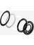 MagFit Dual Pop iPhone için Manyetik Telefon Tutucu MagSafe özellikli Ring Black OM105 - AMP08886 3