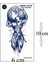 1 Aylık Gerçekci Görünüm Atlas Dünya Geçici Dövme Tattoo 1