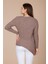 Kadın Asimetrik Kesim Triko Beige 20-584 4