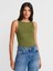 21048 Halter Yaka Top-Açık Haki 1