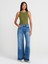 21048 Halter Yaka Top-Açık Haki 4