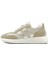 Duotone Hakiki Deri Kadın Bej – Altın Casual Sneaker Ayakkabı (Süet Detaylı) 3