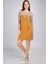 Kadın Renk Geçişli Uzun Tunik Beige 21-1144 2