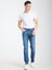 Alex 126 Normal Bel Mavi Tapared Slim Jeans Erkek 1