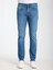 Alex 126 Normal Bel Mavi Tapared Slim Jeans Erkek 4