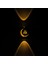 3000K Hilal Dekoratif LED Duvar Aplik (5122) 3