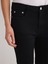 Julia 96 Normal Bel Siyah Crop Flare Jeans Kadın 2