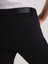 Julia 96 Normal Bel Siyah Crop Flare Jeans Kadın 3