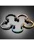 316L Cerrahi Çelik 9 Adet Set 6-8-10 mm Top Uçlu Septum Piercing, 3 Adet Silver, 3 Adet Black, 3 Adet Rainbow 5