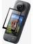 Insta 360 X4 Aksiyon Kamerası için Cam Ekran Koruyucu GLAS.tR Full Cover (2 Adet) Black - AGL09309 2