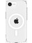 iPhone 16E Kılıf Crystal Hybrid Magfit Magsafe Özellikli Clear White - ACS09128 1