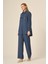 Kadın Tansel Takım İndigo 31108 2