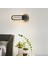 Dekoratif Oval Duvar Lambası LED Aplik, Siyah, 6000K Beyaz Işık, Alüminyum, GU10 Duy 5