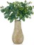 Evza Mermer Traverten Drop Vazo 12*12*25 cm 2