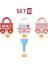 3pcs Erken Öğrenme Kilidi Kilitleri Anahtarlı Araba Tren Oyuncak, lar Montessori Matematik Motor Beceri Eğitim ı, si si A Set (Yurt Dışından) 1