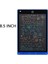 Yeni 8.5 " /12" Çizim Tahtası LCD Tablet Yazma Montessori Eğitim ı Öğrenci Sihirli Blackboard Noel Mavi 8.5 Inç (Yurt Dışından) 1