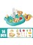 lar Bulmaca, Oyuncak Oyun Yıkayan Havza ı Mutfak Interaktif 2-1 Arada Slayt Balıkçılığı Montessori Oyuncak 14PCS Yeşil (Yurt Dışından) 1
