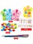 Montessori Toys lar Temel Yaşam Becerileri Öğrenme Yardımları Giyim Diş Ders Düğmeleri Dikiş Kurulu Ggame Bulmaca Toyscolor C (Yurt Dışından) 1