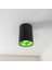 7 Watt Yeşil Işık GU10 Ledli, 10 cm , Alüminyum Kasa Sıva Üstü Dekoratif Tavan Armatürü, LED Aplik 2