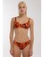 5647 Turuncu Desenli Toparlayıcı Bikini Takımı 1