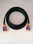 Amfi Rca Kablosu - Özel Yapım %100 Bakır Ofc Rca Ses Aktarım Kablosu - 5 Metre 2
