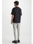 RAMADANP008 Erkek 75% Pamuk 25% Polyester Baskılı Siyah T-Shirt 5