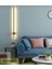 Modern Dekoratif LED Duvar Aplik 70 cm Günışığı Siyah Kasa 1