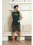 Sportif %100 Pamuk Şortlu Erkek Pijama Takımı 4