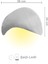 Lore Serisi Aplik - Şarjlı Ledli - 36 cm - Beton Grisi 1