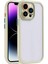 Apple iPhone 14 Pro Max Kılıf Kamera Korumalı Renkli Kenar ve Çerçeve Tasarımlı Rntc Vitamin Kapak-Yeşil 1