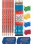 Siyah Kurşun Kalem 12 Adet Faber Castell Kırmızı Başlık Kalemi 6 Adet Sınav Silgisi 2 Adet Kalemtraş 4 Adet 2