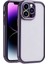 Apple iPhone 14 Pro Max Kılıf Kamera Korumalı Renkli Kenar ve Çerçeve Tasarımlı Rntc Vitamin Kapak-Derin Mor 1
