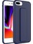 Apple iPhone 8 Plus Uyumlu Rntc Qstand Kapak-Lacivert 1