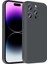 Apple iPhone 14 Pro Max Kılıf Kamera Korumalı Kartlık Hazneli Rntc Vitra Kapak - Gri 1