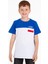 Kısa Kol Baskılı Saks Beyaz Renk Erkek Çocuk Tshirt 1