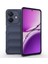 Oppo A3 Uyumlu Kılıf Etnik Optimum Silikon Lacivert + Ekran Koruyucu 1