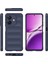 Oppo A3 Uyumlu Kılıf Etnik Optimum Silikon Lacivert + Ekran Koruyucu 2