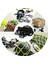 Motosiklet Kask Filesi – 6 Kanca | Neon Sarı | 1 Metre Esneyebilir 2