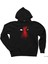 Deadpool Face Siyah Kapşonlu Sweatshirt Hoodie 1