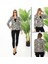 Gnd Kadın Zebra Desenli Tek Düğmeli Blazer Ceket – Krem Siyah Şık Ceket Modeli 1