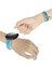 Fit Versa 3 / Sense Lake Blue Için Göz Boncuklu Zincirli Saat Kordonu (Yurt Dışından) 4