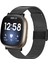 Fit Versa 3 / Sense Siyah Için Metal Saat Kordonu (Yurt Dışından) 1