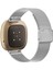 Fit Versa 3 / Sense Silver Için Metal Saat Kordonu (Yurt Dışından) 3