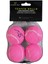 4'lü Pembe Tenis Topu Orta 6.5 cm 1