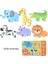 Bebek Puzzle Montessori Eğitim Oyuncakları Ahşap 3D Bulmaca Oyunları Demir Kutusu Çocuk Buzakları Çocuklar Için Ahşap Bulmacalar 2 3 4 Yıllık Renk: Vahşi (Yurt Dışından) 1