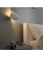 Modern 3W LED Duvar Aplik, Hareketli ve Dekoratif, Beyaz, Metal, G9 Duy 1