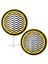 Ledli Hoparlör Kapak 20CM 2ADET 12V PK-5051, Sarı 1