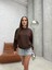 Düz Renk Kadın Sweatshirt 5
